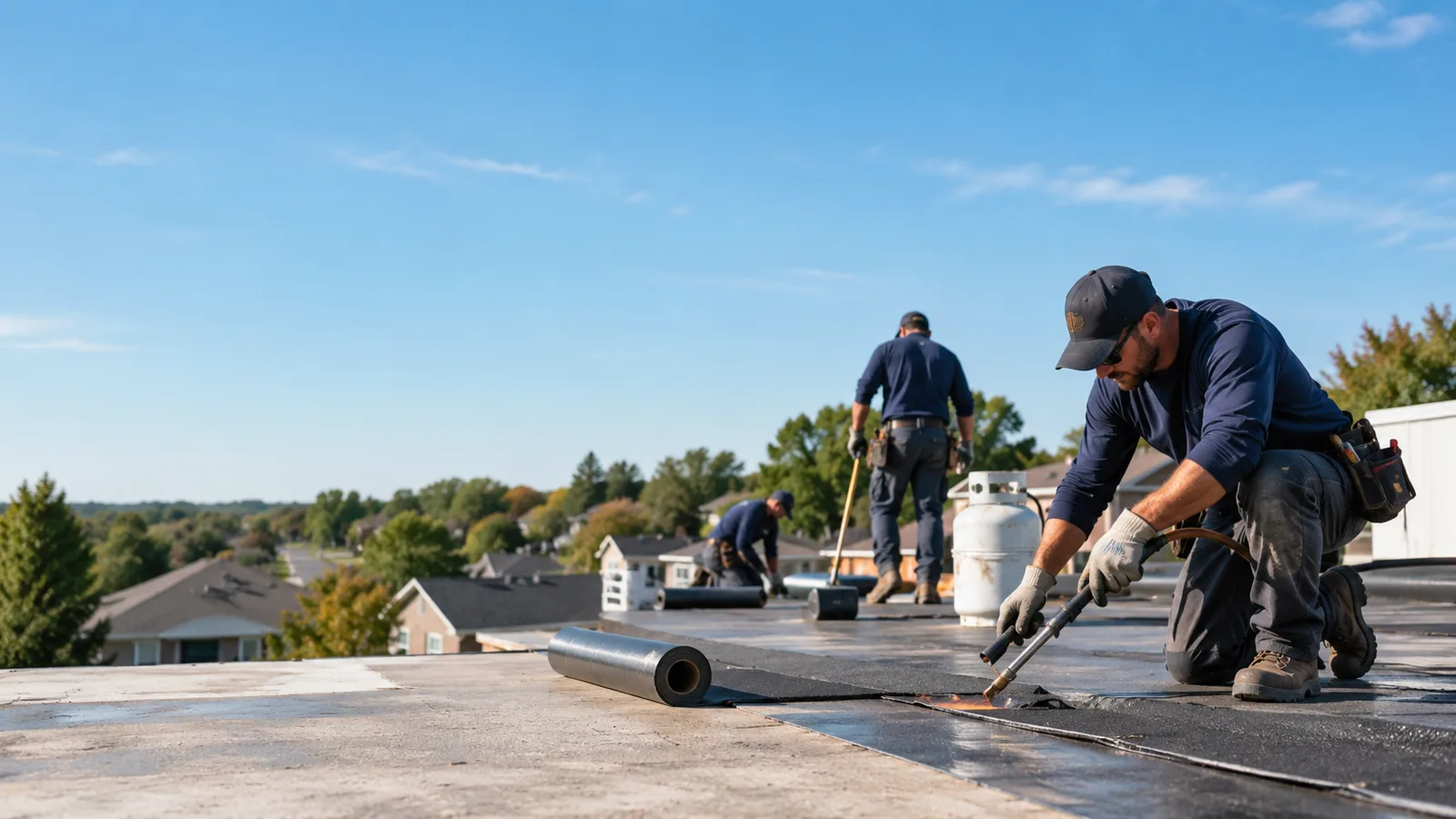 Flat Roof Leak Repair providers in West, MS
